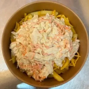 Loaded Fries & Coleslaw 