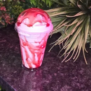 Raspberry Ripple Milkshake 