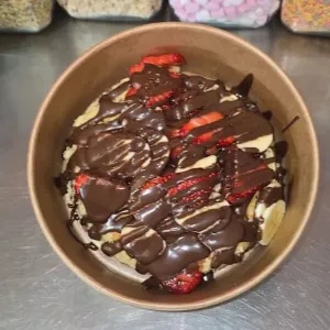 Banana Berry Mini Pancakes 