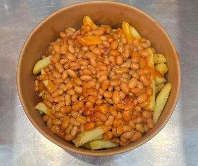 Loaded Fries & Baked Beans 